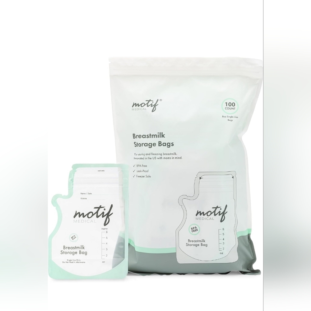 NWT Motif Medical Breastmilk Storage Bags (2 Packs Of 100) Nursing Maternity